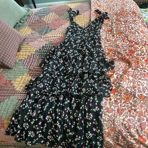 Lulu's Arya Floral Maxi Dress